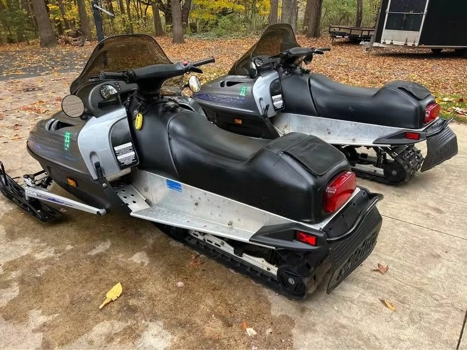 New Snowmobile Four-Stroke Engine | Tracked Snowmobile, Winter Ski Gear | Snow Entertainment Adult Mountain Snowmobile - view 5