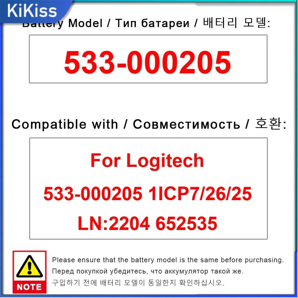 For Logitech 533-00…