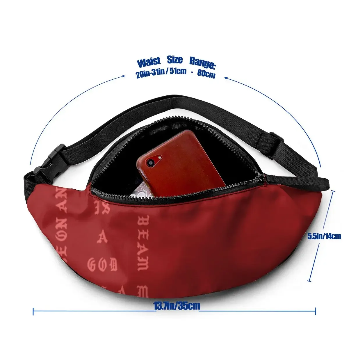 Waist Bag Climbing Woman Waist Pack Polyester Picture Bag