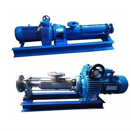 G Series Electric Single Screw Pump for Sewage Treatment Low Pressure Marine Application Custom Cable Length Stainless Steel