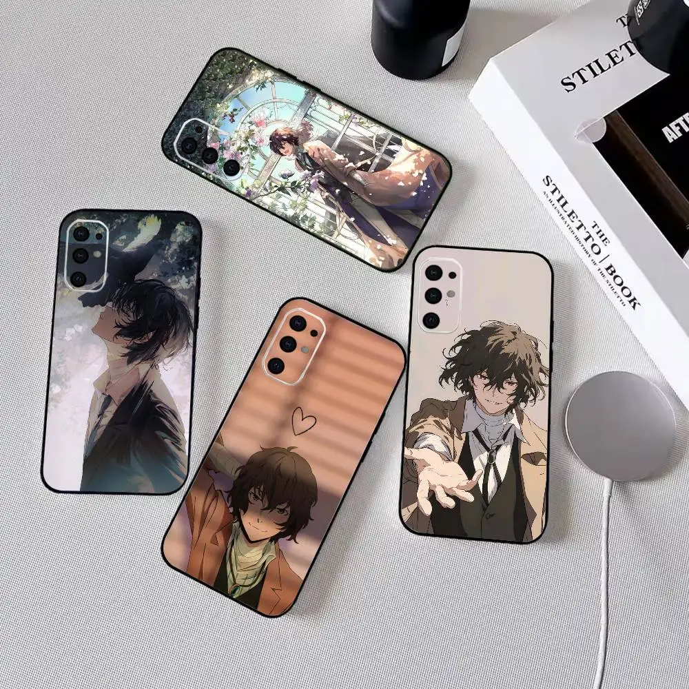 Anime B-Bungo Stray Dogs Dazai Osamu Phone Case For Samsung S25,S24,S21,S22,S23,S30,Ultra,S20,Plus,Fe,Soft Silicone Black Cover