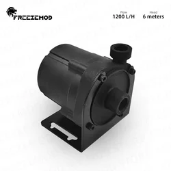 FREEZEMOD Pump High-flow Brushless PWM 4500 RPM speed Control 1200L/H Range 6-7M PC MOD Water cooler Pump head 6M PU-SC1000