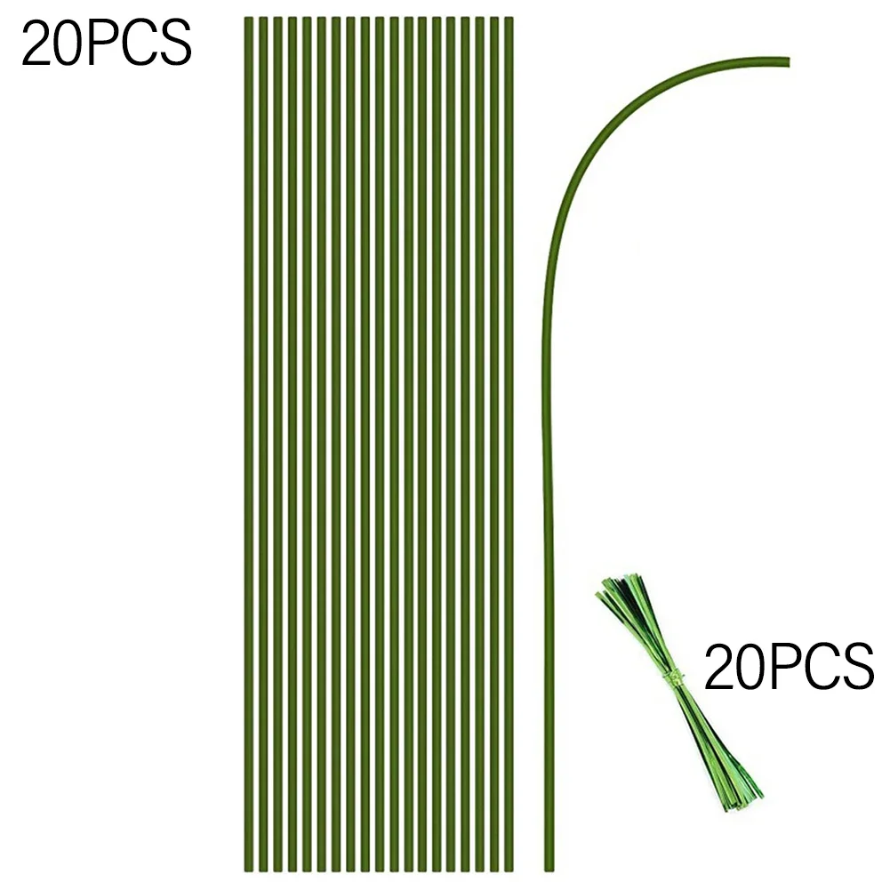 

Регулируемые колья для растений Гибкие колья для растений Зеленый гибкий стержень Гибкая конструкция, совместимая с овощами