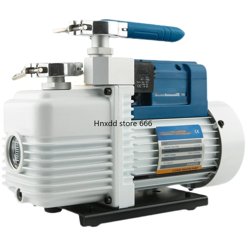 Rotary vane double stage pump electric vacuum pump