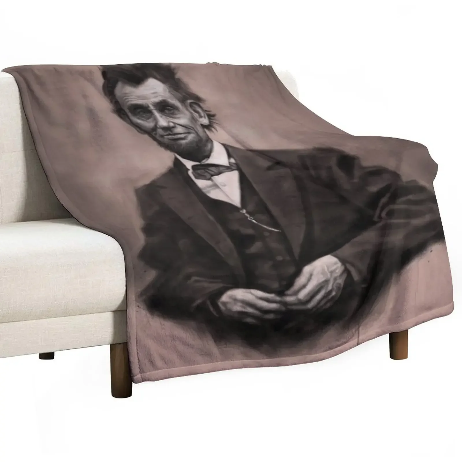 Abraham Lincoln Throw Blanket Multi-Purpose For Sofa