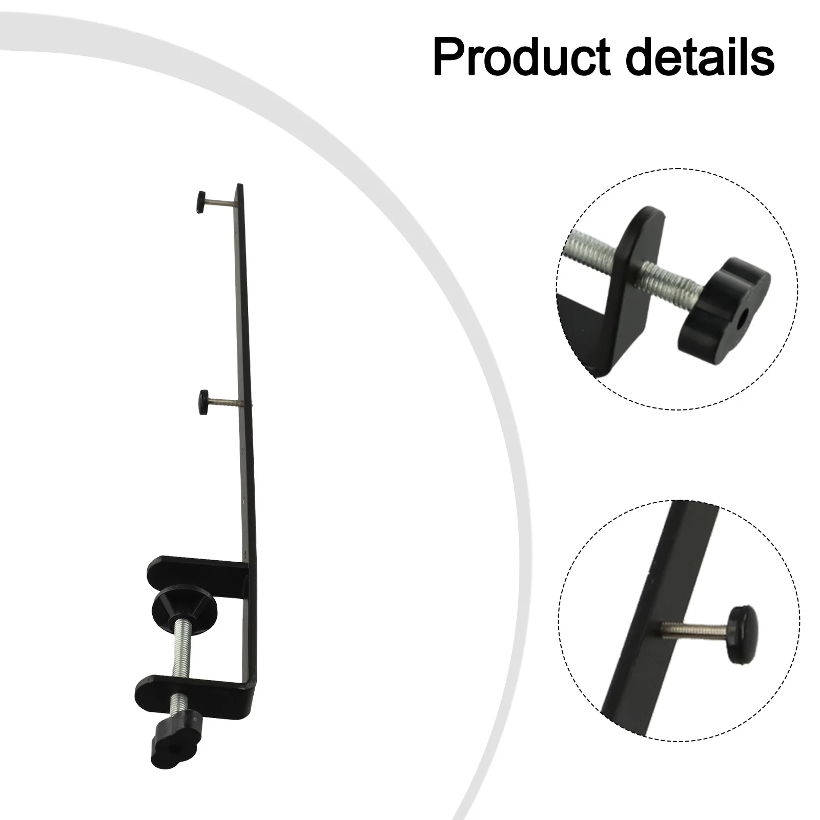 Desk Clamp For Pegboard Use Mechanic 415*50*20 Mm Pegboard Bracket Supports Heavier Items Versatile Functionality