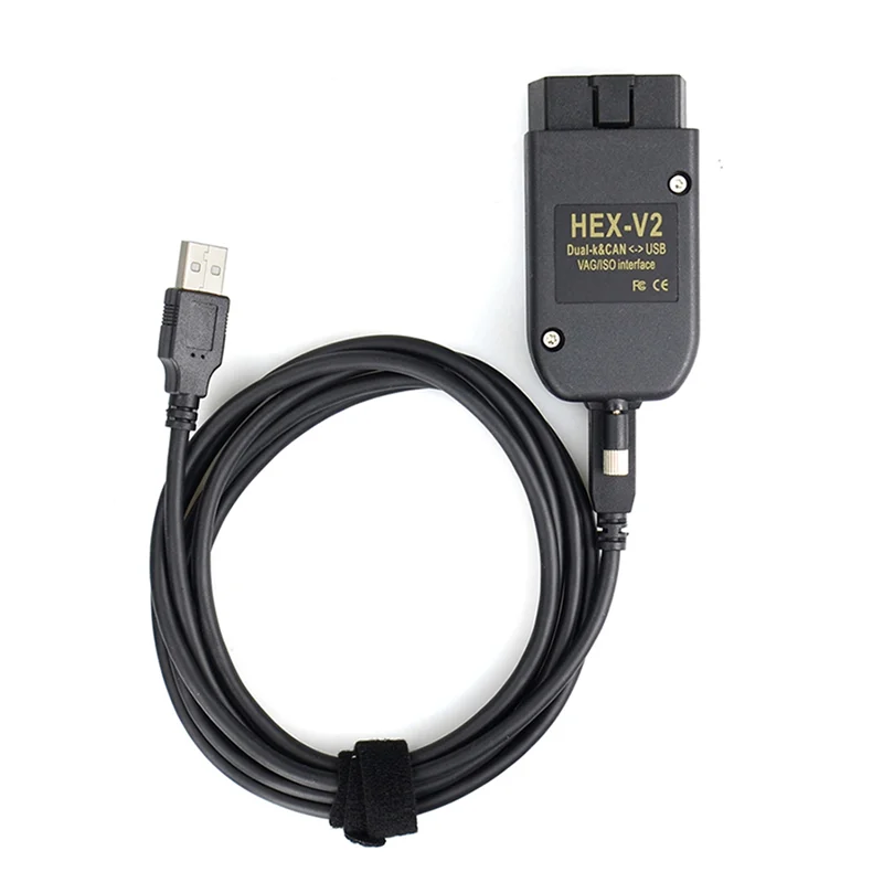 

A01F-2X For VAG COM 22.3 OBD2 Scanner HEX V2 USB For Golf A6 Skoda Seat Unlimited Vins ATMEGA162+16V8+FT232RQ