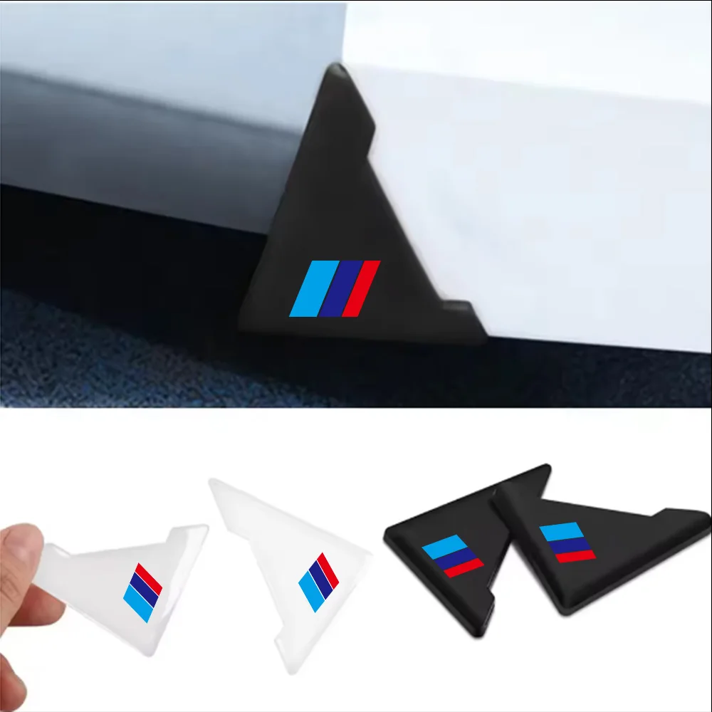 Cartoon Anti-Collision Corner Protector for Car Doors, Large Diagonal Blue and Red Door Edge Scratch Protection Strip, Door Opening Protection Gadget