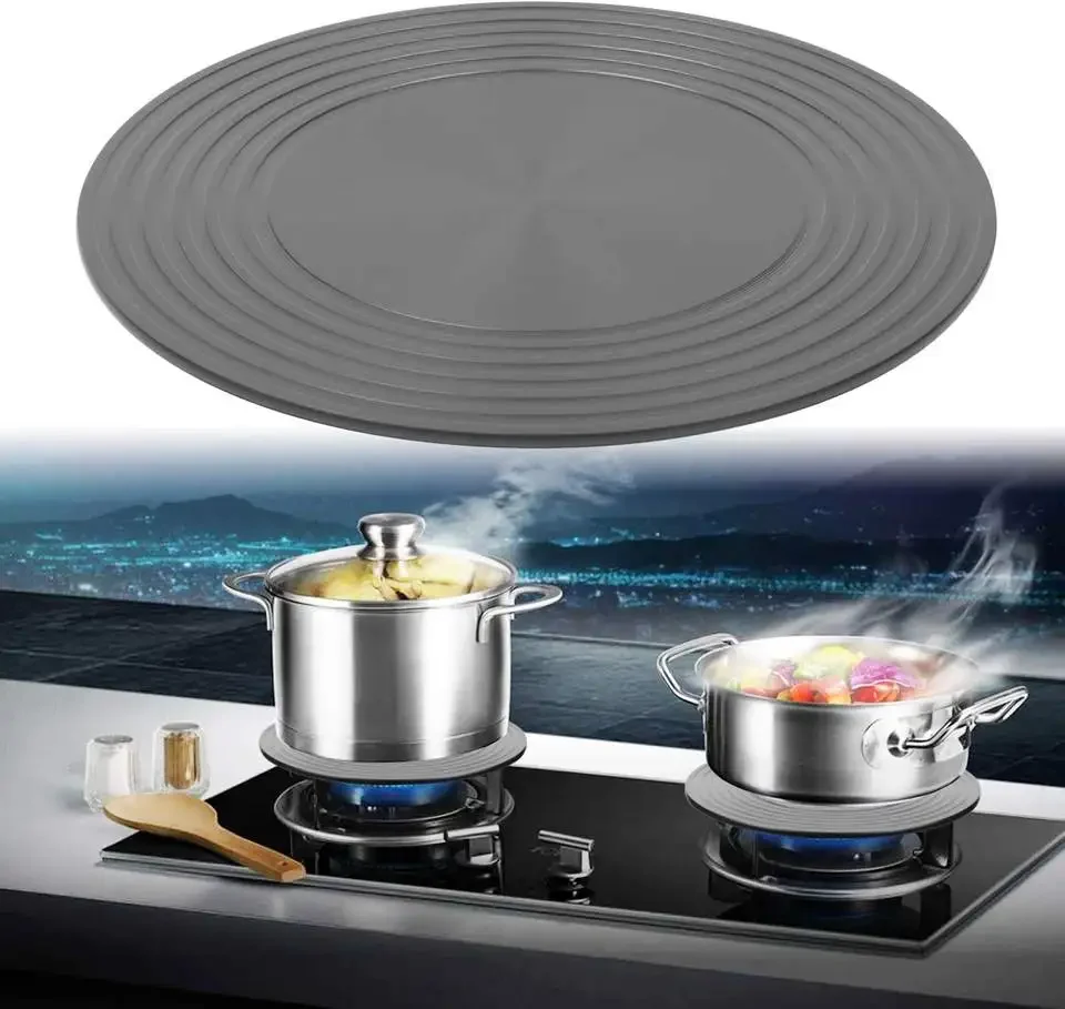 Kitchen Induction Cooker Plate Gas Stove Defrost Heat Conduction Evenly  Diffuser Plate Conversion Cookware Grill BBQ Defroster