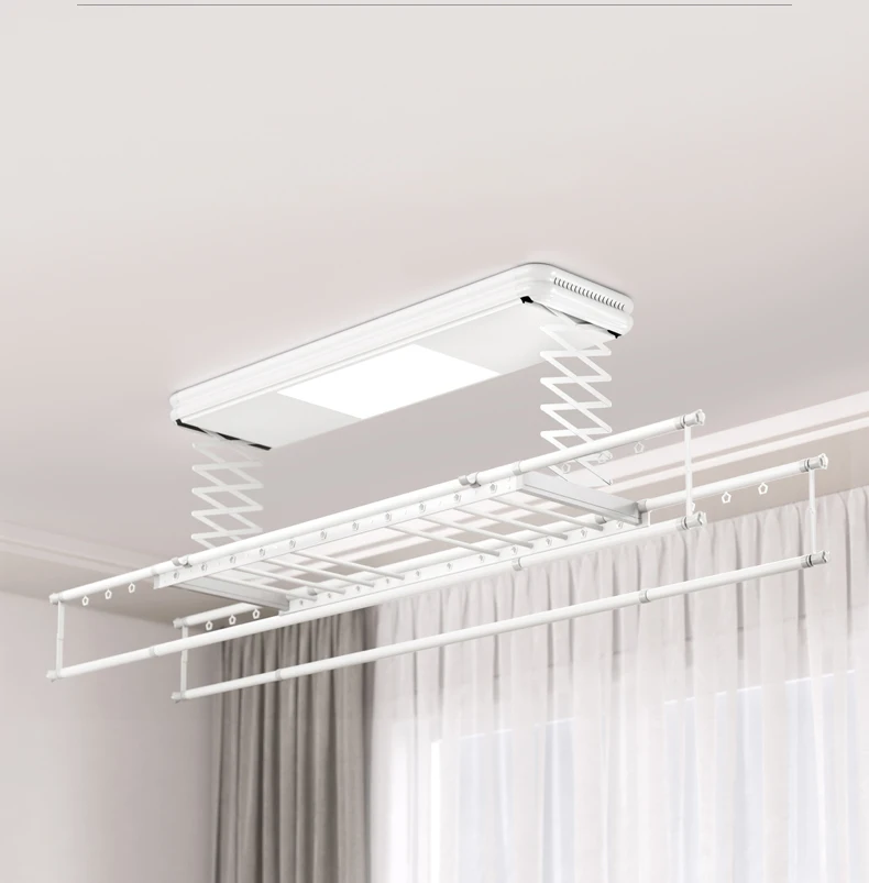 

Smart Automatic Retractable Clothes Dryer Rack with Line