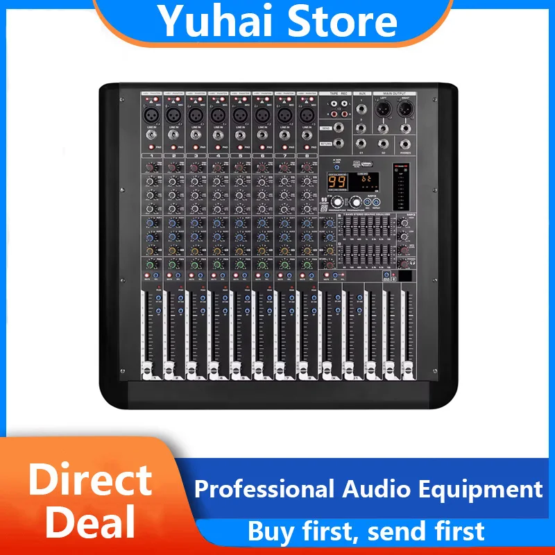 

Yuhai-MQ8 New MQ Series Professional 8-Channel High-Power Amplifier Mixer With 99DSP7-Segment Equalizer