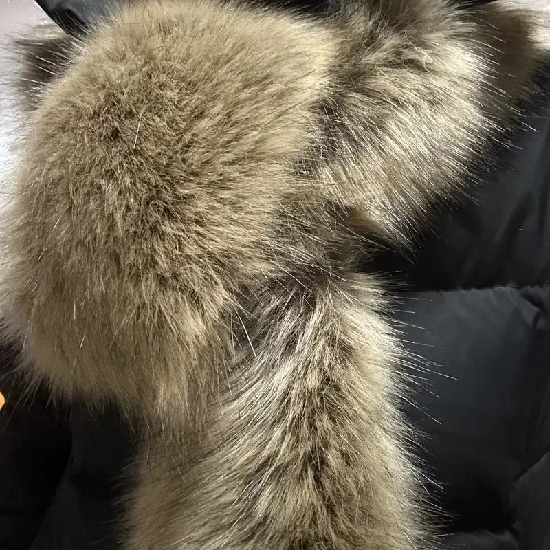 فو الثعلب الفراء وشاح النساء الرجال شتاء دافئ سميكة تطول طويل شال طوق الرقبة فستان كيب شالات الحفلات #6