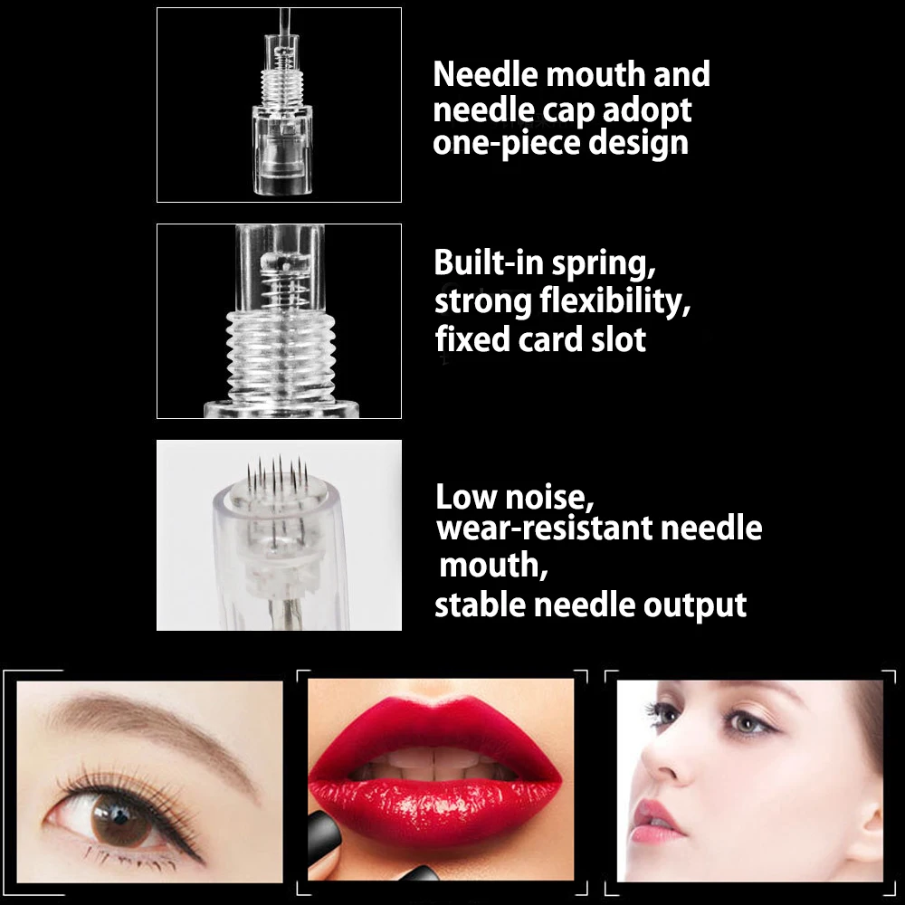10pcs/lot Disposable Screw Tattoo Needle Cartridge for Premium Charmant Permanent Tattoo Machine 1RL 1D 2RL 3RL 3F 5RL 5F 7RL 7F
