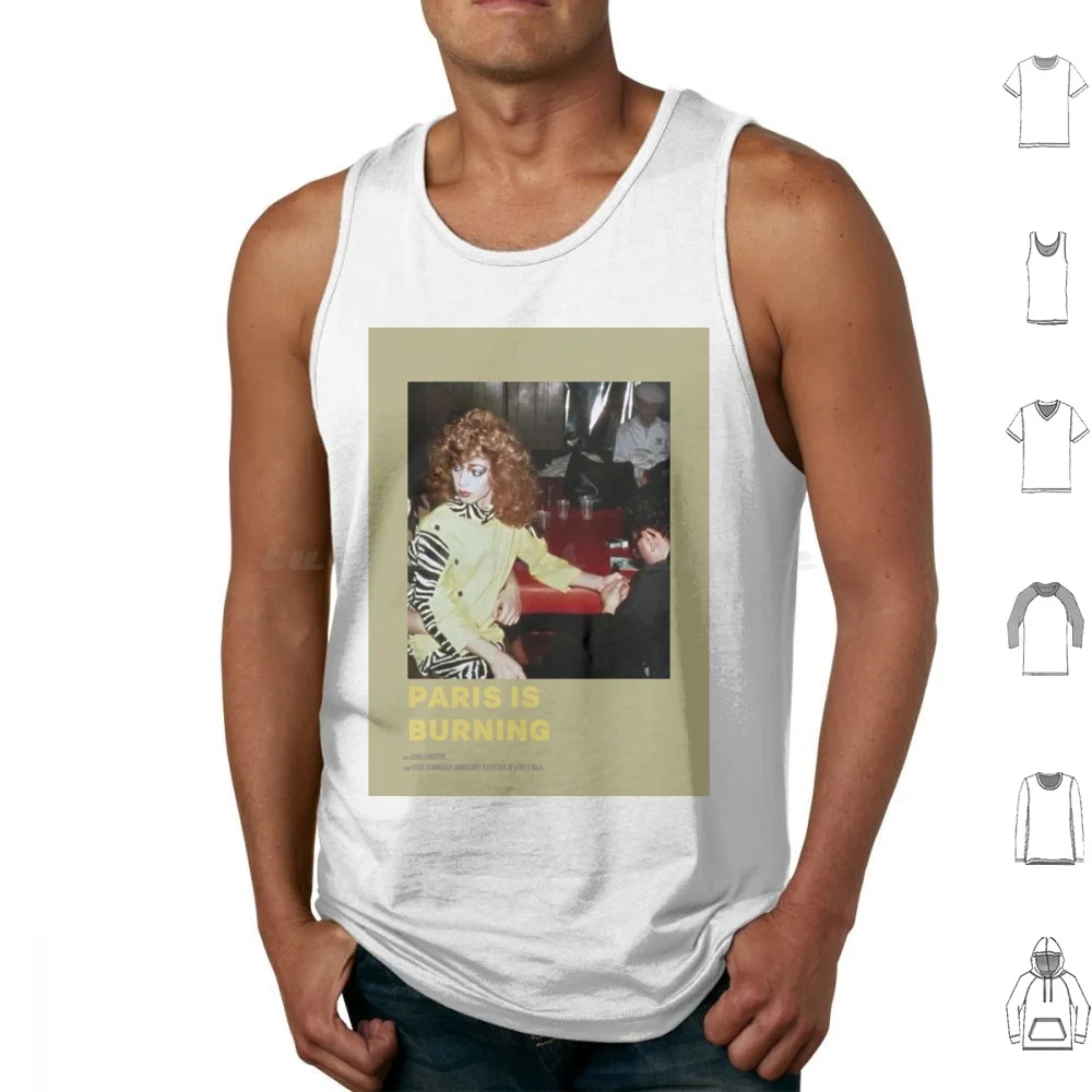 Paris Is Burning Tank Tops Vest Sleeveless Paris Is Burning Girls Smoke Love Aesthetic Movies Cool Trend