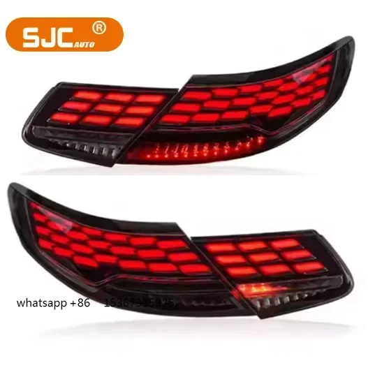 SJC Taillight For Mercedes Benz Couple S-class W217 Taillights 2014-2018 LED Dynamic Turn Signal Rear Light Upgrade Rear Lamp