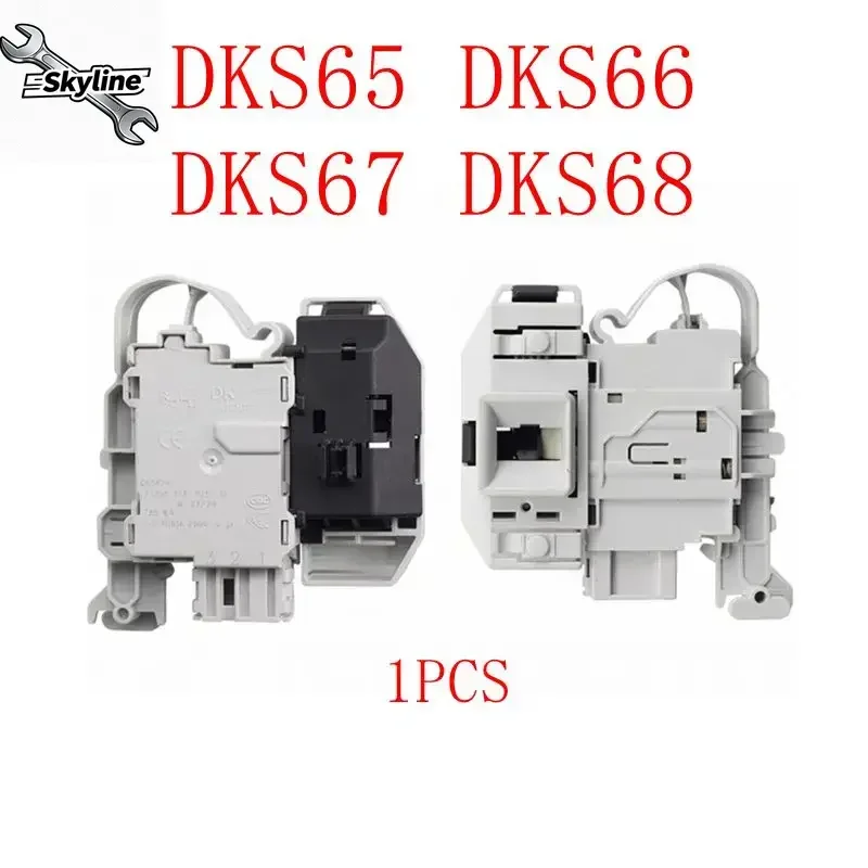 Drum Washer Door Interlock Switch Spare Part DKS65 DKS66 DKS67 DKS68 AI600B, Applicable to Bosch Siemens XQG50‑92BT.92