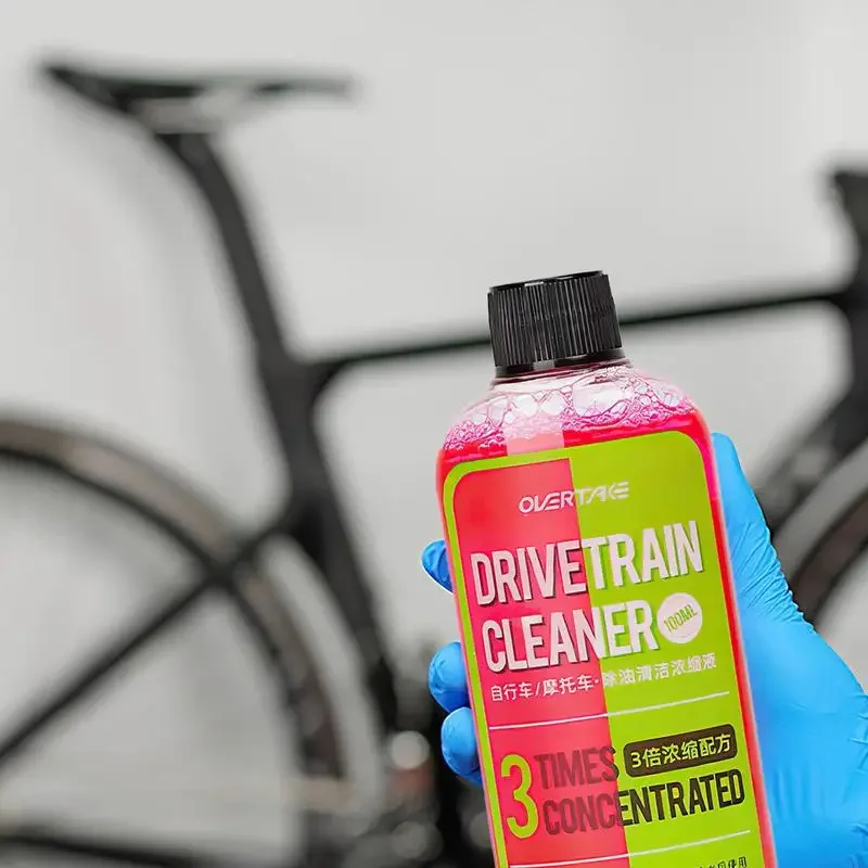 Detergente per catene di biciclette da 100ml detergente per trasmissione di biciclette, liquido per la pulizia e la manutenzione, spray sgrassante per bici da strada pieghevole MTB