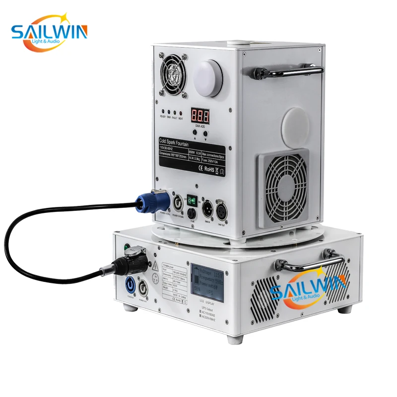 

Stage Wedding Battery Powered Rechargeable UPS Holder For DMX Wireless Cold Spark Machine Sparkler Sparkular Firework Fountain