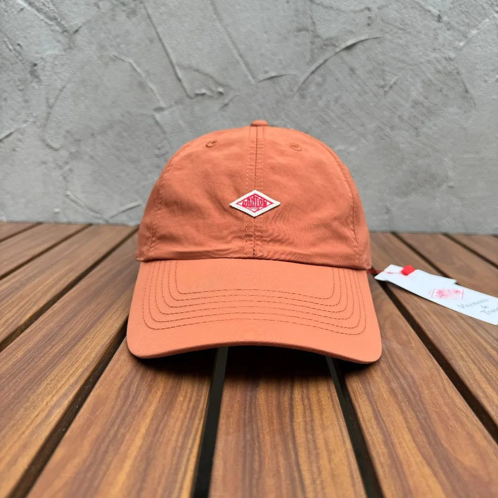 DANTON Vintage Cotton Baseball Cap Unisex Embroidered Logo Adjustable Curved Brim Dad Hat for Men Women Casual Streetwear Travel
