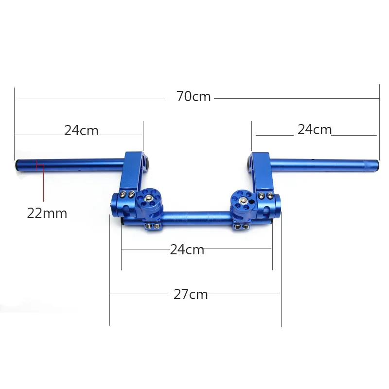 Motorcycle CNC Adjustable Steering Handlebar 7/8\