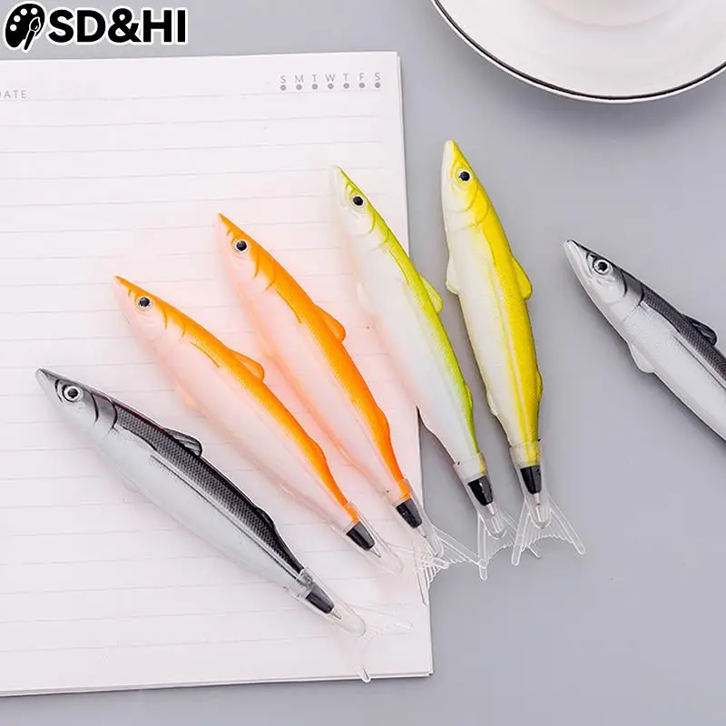 1 adet sevimli Kawaii deniz balığı kırtasiye yaratıcı tükenmez kalem ofis okul malzemeleri yenilik komik kırtasiye güzel kalemler 0.5mm