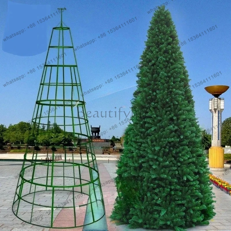 

Large frame Christmas tree set 3m 4m 5m 6m 7m 8m wrought iron Christmas bare tree