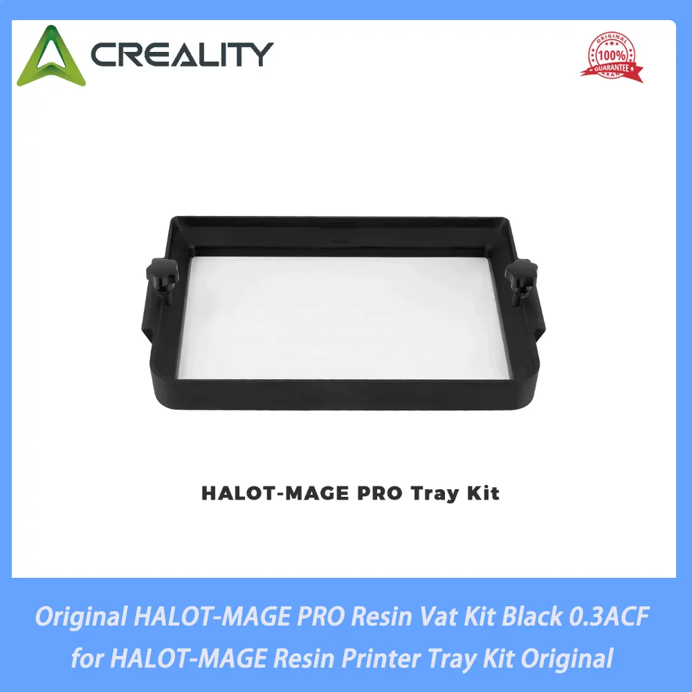 

Creality Original HALOT-MAGE PRO Resin Vat Kit Black 0.3ACF Release Film Suit for HALOT-MAGE Resin Printer Tray Kit Original