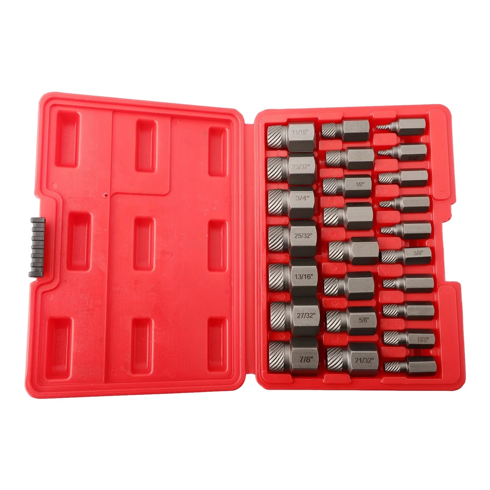 

Versatile Hex Screw Extractor Set 25Pcs High Carbon Steel Bolt Remover for Quick and Efficient Screw Extraction