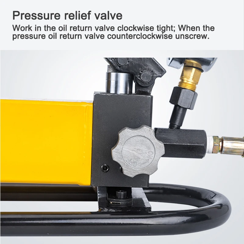 High Pressure Pedal Hydraulic Pump Portable Square Pump Single Circuit Enhanced Base CP-700D Suitable For A Variety Of Tools