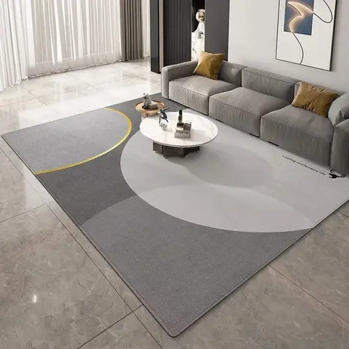 VIKAMA 심플 크리스탈 벨벳 카펫, 북유럽 침실 조명, 럭셔리 소파, 침대 옆 홈 매트, 현대적인 넓은 공간, 거실 카펫