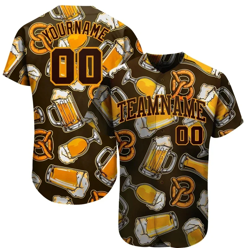 

Strange Pattern Custom Baseball Jersey Men and Women Section Shirt 3D Printed Shirt Casual Team Shirts Unisex Tops