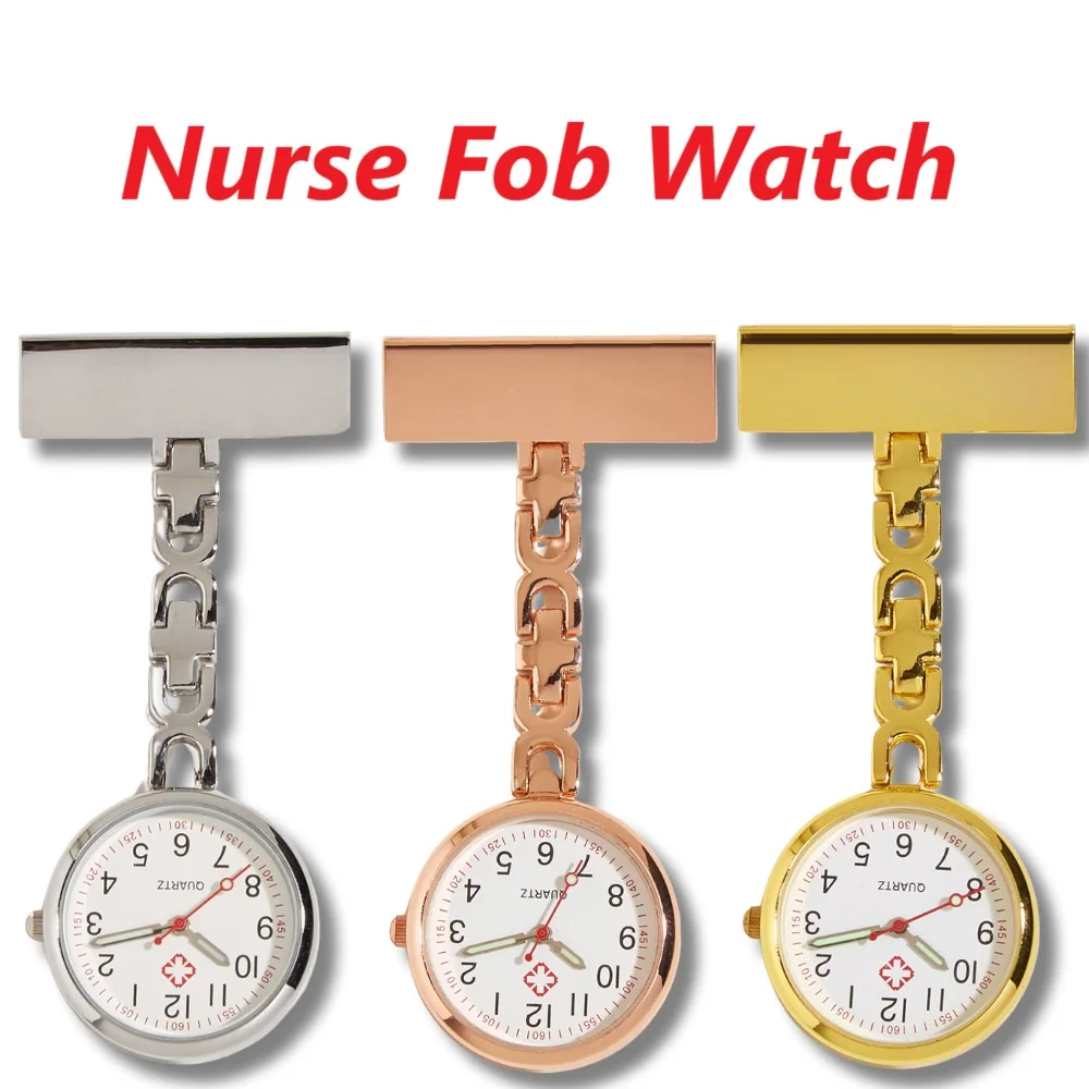 

Классические металлические нагрудные часы-брошь для медсестер и врачей, карманные часы в спортивном стиле, подарок как аксессуар для медицинских специалистов