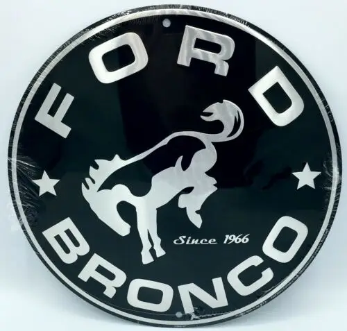 BRONCO ROUND METAL 12\