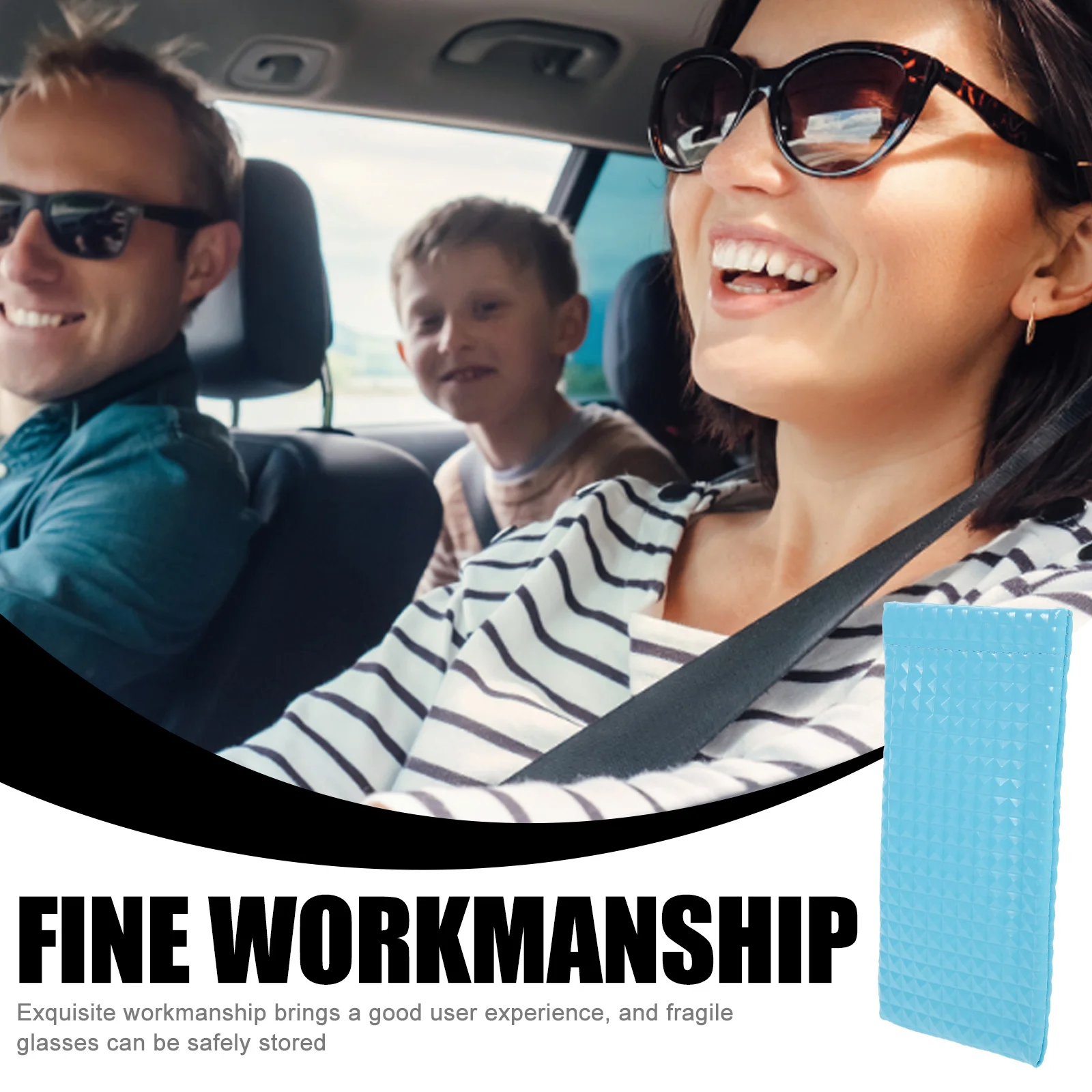 

2Pcs PU Sunglasses Storage Pouch Durable Protective Glasses Bag Portable Eyeglasses Holder Soft Sleeve Case