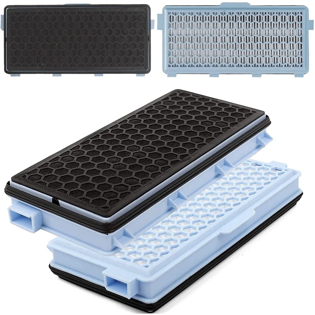 3X HEPA-Filter für Miele Staubsauger Teil Compact C1-C2 Komplette C2- C3 S8340 + 3 Luftreinigungsfilter + 3 Motorfilter