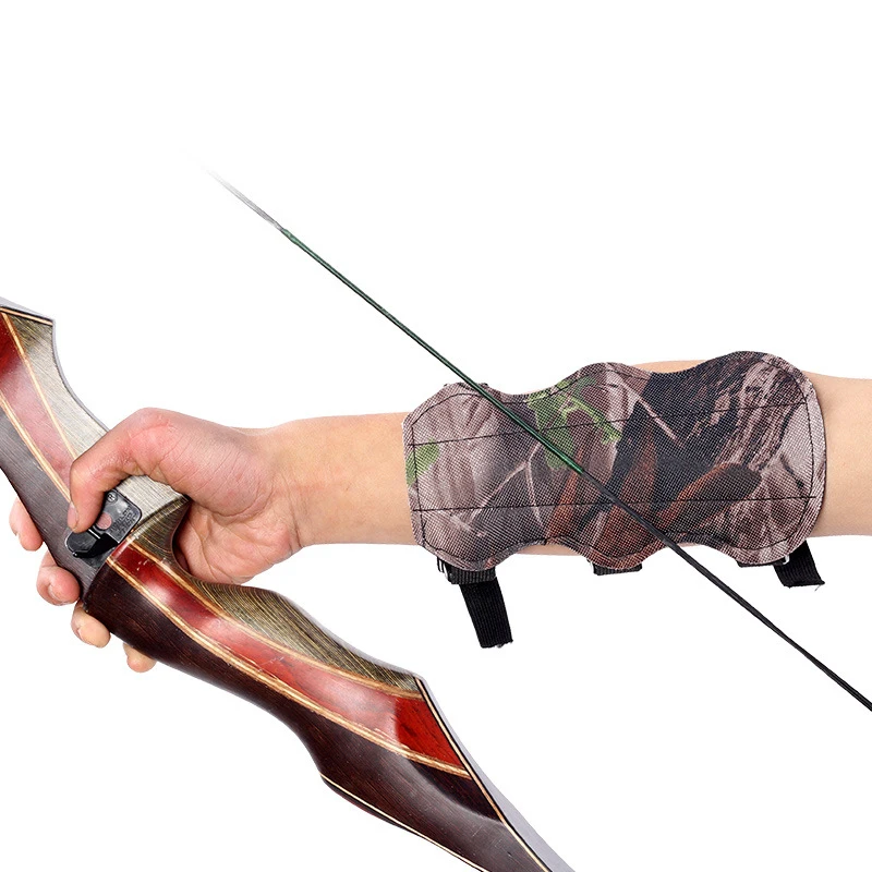 Camouflage Archery Arm Guard Protection Traditional Hunting Recurve Bows Shooting Training Protector Outdoor Hunting Accessories