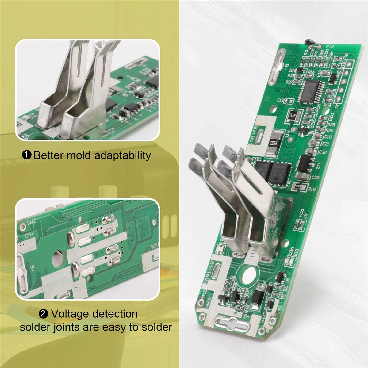 1 PC แผงวงจร PCB, PCB แบตเตอรี่ชาร์จแผงวงจรป้องกันสําหรับ Dyson V6 V7 เครื่องดูดฝุ่นไร้สาย