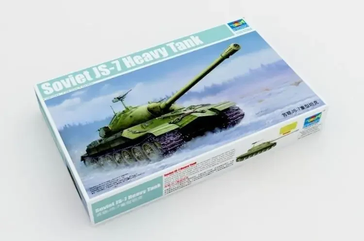 ในสต็อก 1/35 Trumpeter รุ่น 05586 โซเวียต JS-7 Heavy Tank วัตถุ 206 พลาสติกชุดคอลเลกชันรุ่นของเล่นที่กําหนดเองของขวัญ