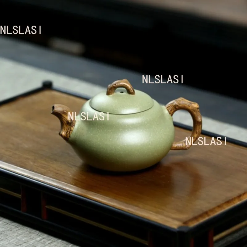 240ml Calabash Yixing Teapot Large Capacity Chinese Green Tea Pot Home Hospitality Teapot Kungfu Tea Set Tea Infuser Teaware