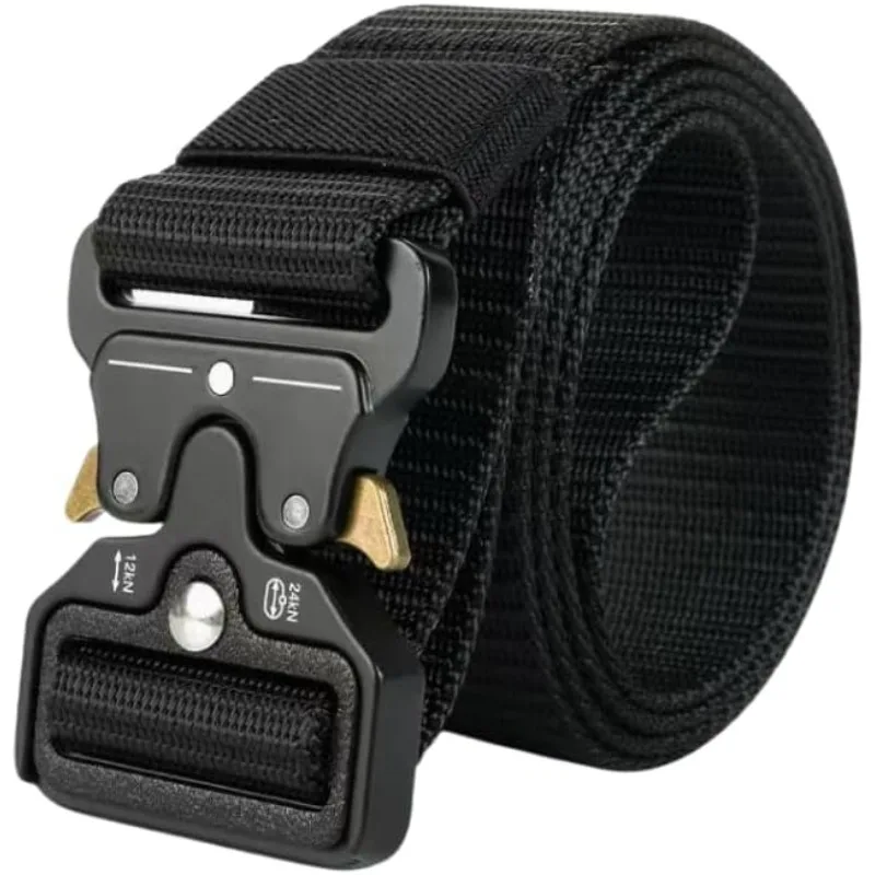 120cm Tactical Quick Release Belt Military Style Nylon Waistband Durable Breathable Adjustable Heavy Duty Work Hiking Outdoor