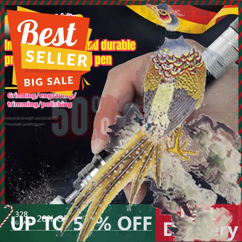 

【Fast Delivery】Pneumatic Die Grinder Air Carving Pen Pneumatic Polishing Machine High Torque Pneumatic Engraving Machine