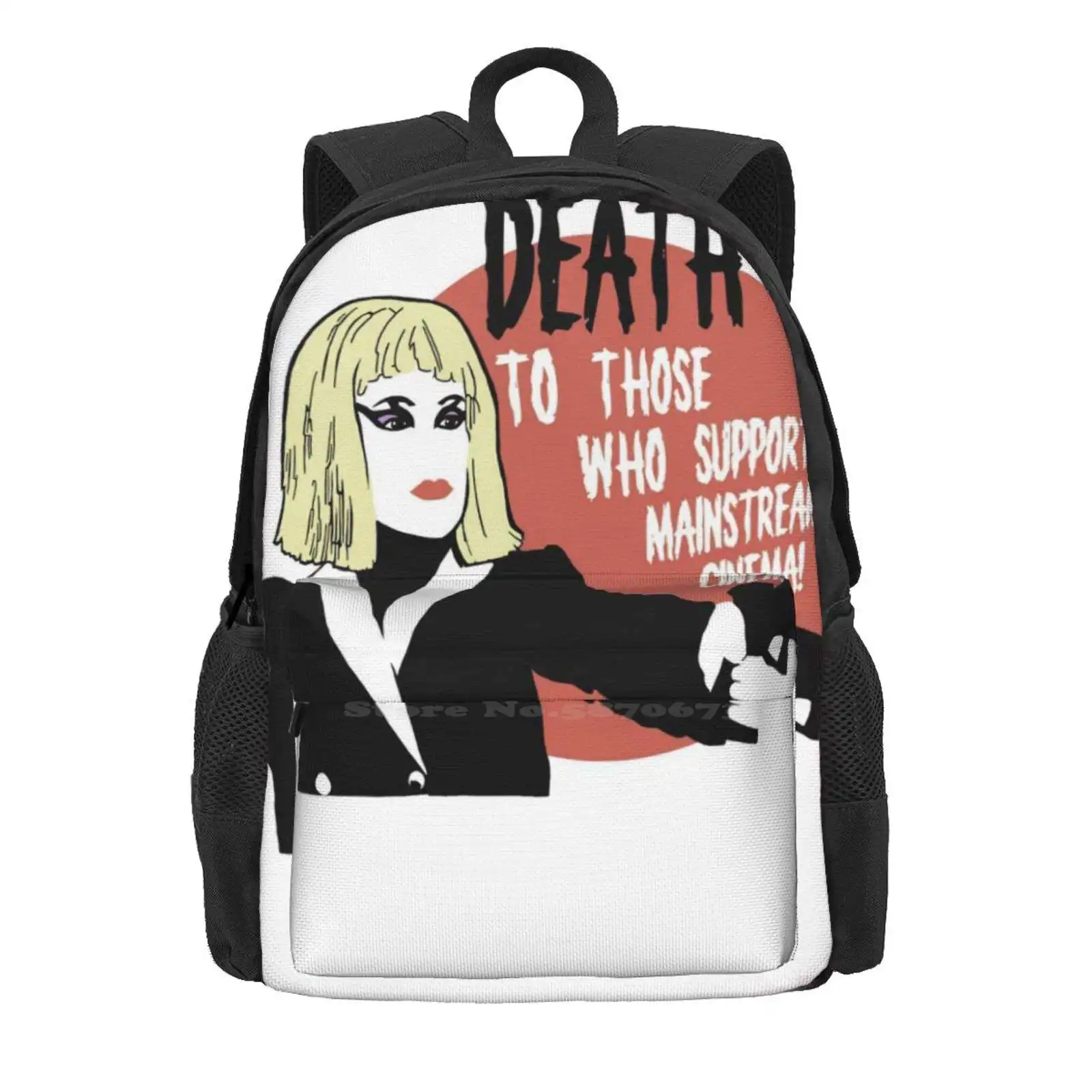 Cecil B Demented John Waters Hot Sale Backpack Fashion Bags Melanie Griffith Cecil B Demented John Waters Movies Cult Cinema