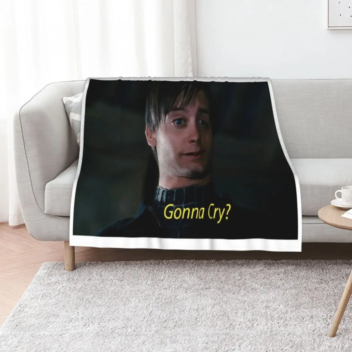 Gonna cry? Throw Blanket Kid'S Softest for sofa Sofa Flannels Decorative Throw Blankets