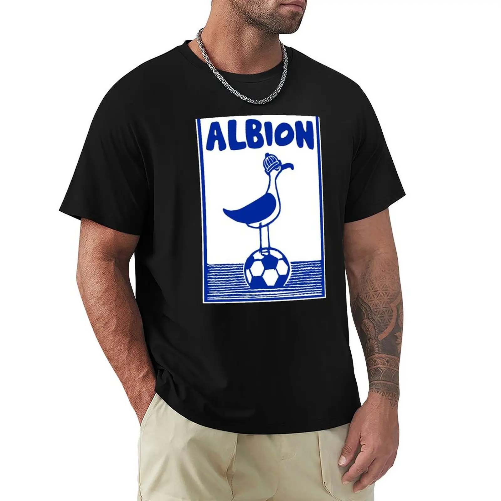 Floating Football and a Passenger.... T-Shirt man t shirts for men casual T-Shirt