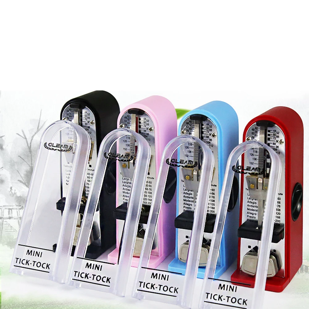Universal Mechanical Metronome Portable Metronome For Piano Guitar Violin Ukulele Mechanism Metal Movement Metronome Accessory