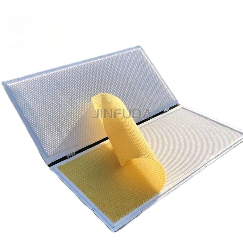 Beekeeping Tools Casting Mold Printer Cell Size Manual Beeswax Foundation Beeswax Sheet Embossing Machine