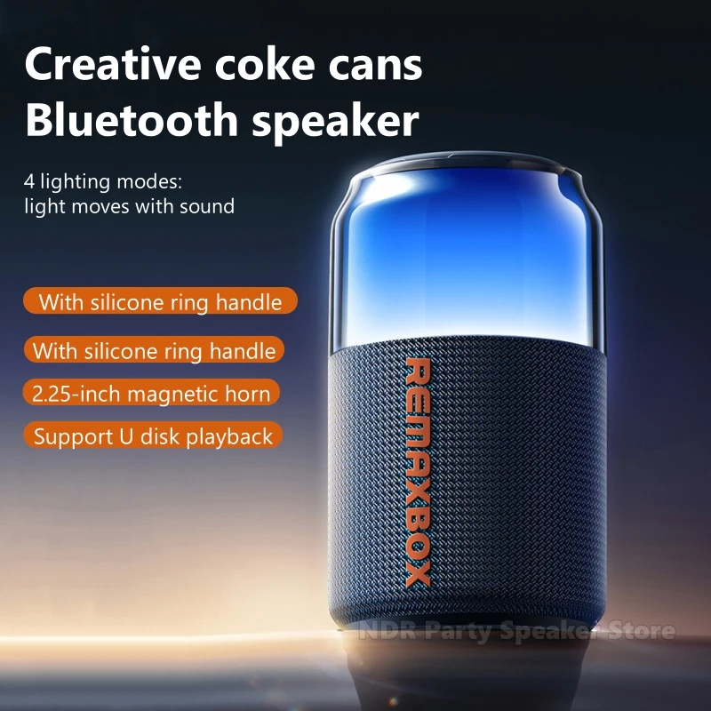 

Colorful RGB Lighting Portable Waterproof Outdoor Wireless 10 Hour Playtime Parlantes Blue Tooth Speakers for Mobile Phone