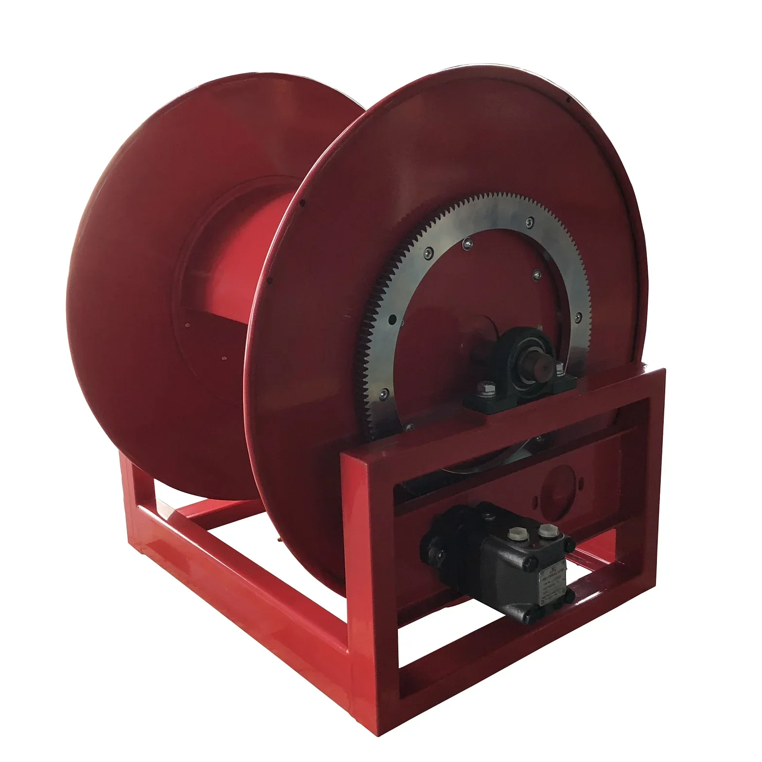 Carrete de manguera de manivela manual para vehículo, hidrante de incendio de niebla de agua de alta presión para lucha contra incendios en el bosque con Control remoto eléctrico