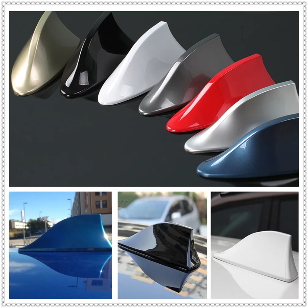 

Car Shark Fin Antenna Auto Radio Signal Aerial Roof Antennas for BMW E34 F10 F20 E92 E38 E91 E53 E70 X5 M M3