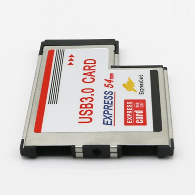 54Mm Express Card USB 3.0 PCMCIA Dual 2 Ports Transfer Rate Up To 5Gbps 480/1.5/12Mbps Express Card Adapter For Laptop